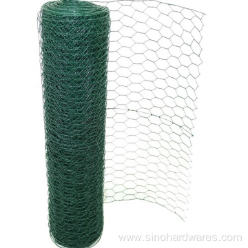 Chicken Hexagonal Wire Mesh Roll For Insulation Pvc Coated Chicken Mesh Animal Cage